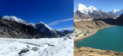 on the way to chola pass trek