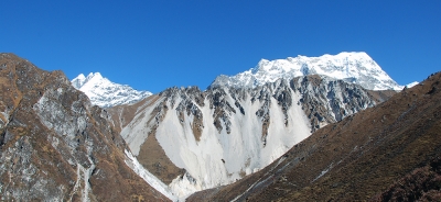 mountain view during trek