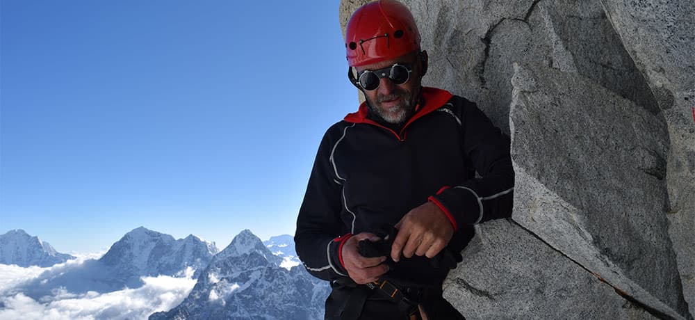 During Pumori Expedition