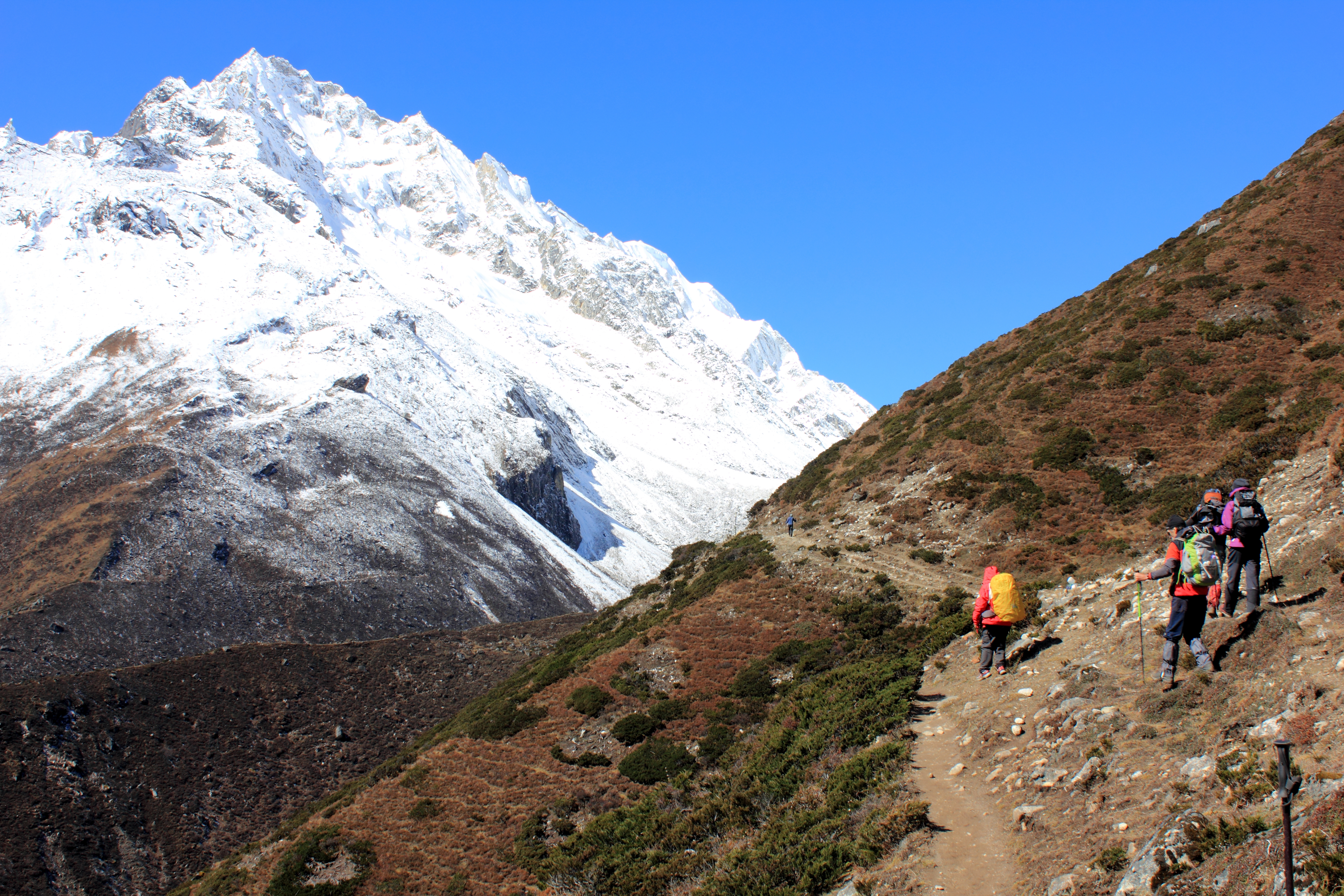 trekker during trek