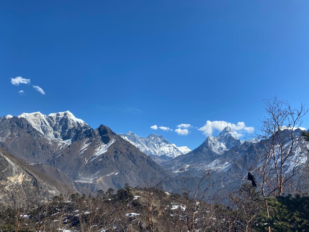 on the way to everest base camp