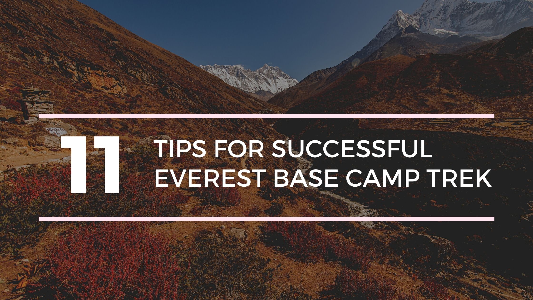 everest base camp trek tips