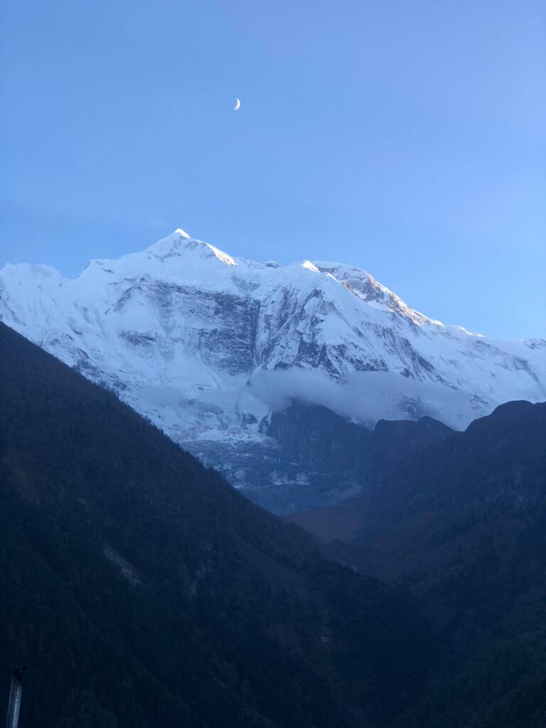 Annapurna Circuit trekking scenery in Nepal