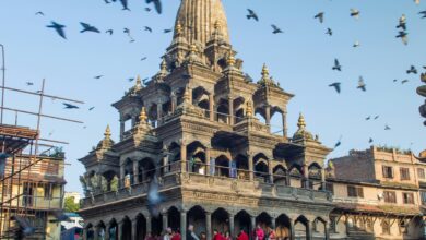 Krishna Mandir in the Patan Durbar Square