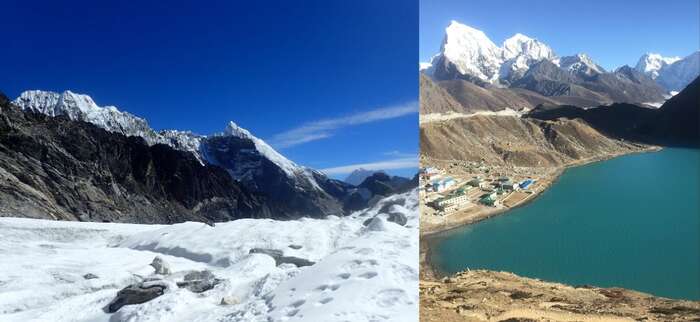 on the way to chola pass trek