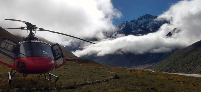 Chopper while landing